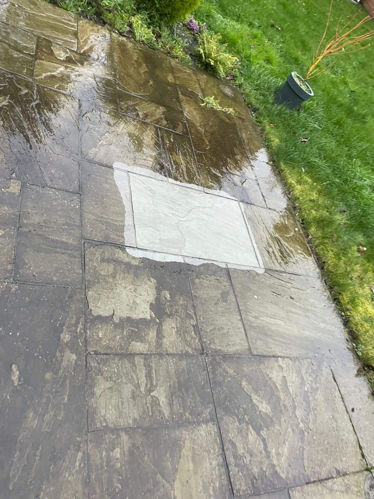 patch clean on patio